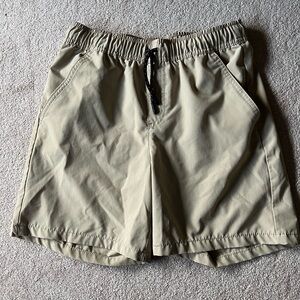 Cat & Jack Tan Elastic Waist Drawstring Shorts